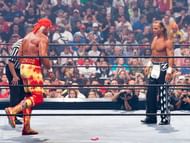 Hulk Hogan and Shawn Michaels at Summerslam '05